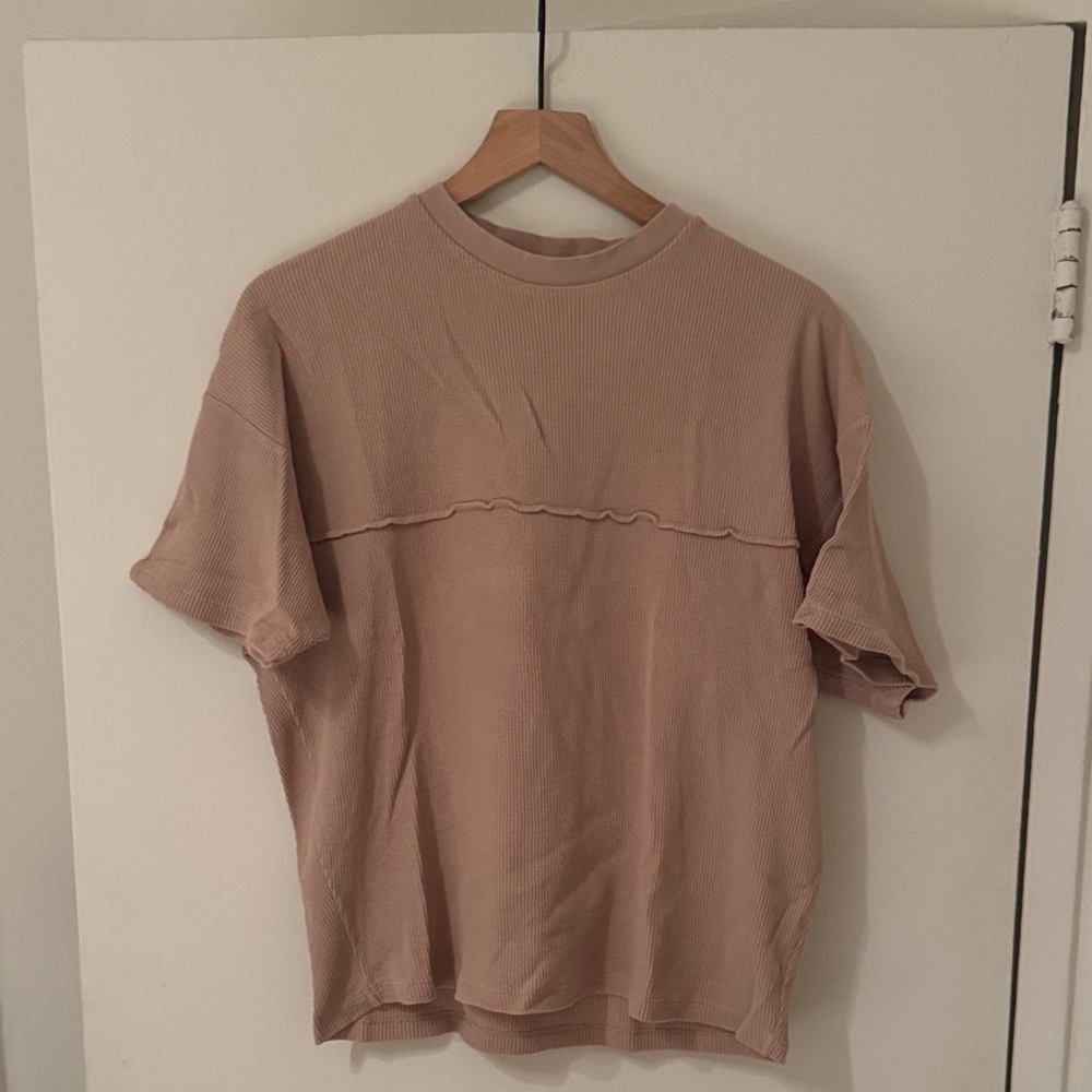 ASOS Men's Short Sleeve Beige Tee